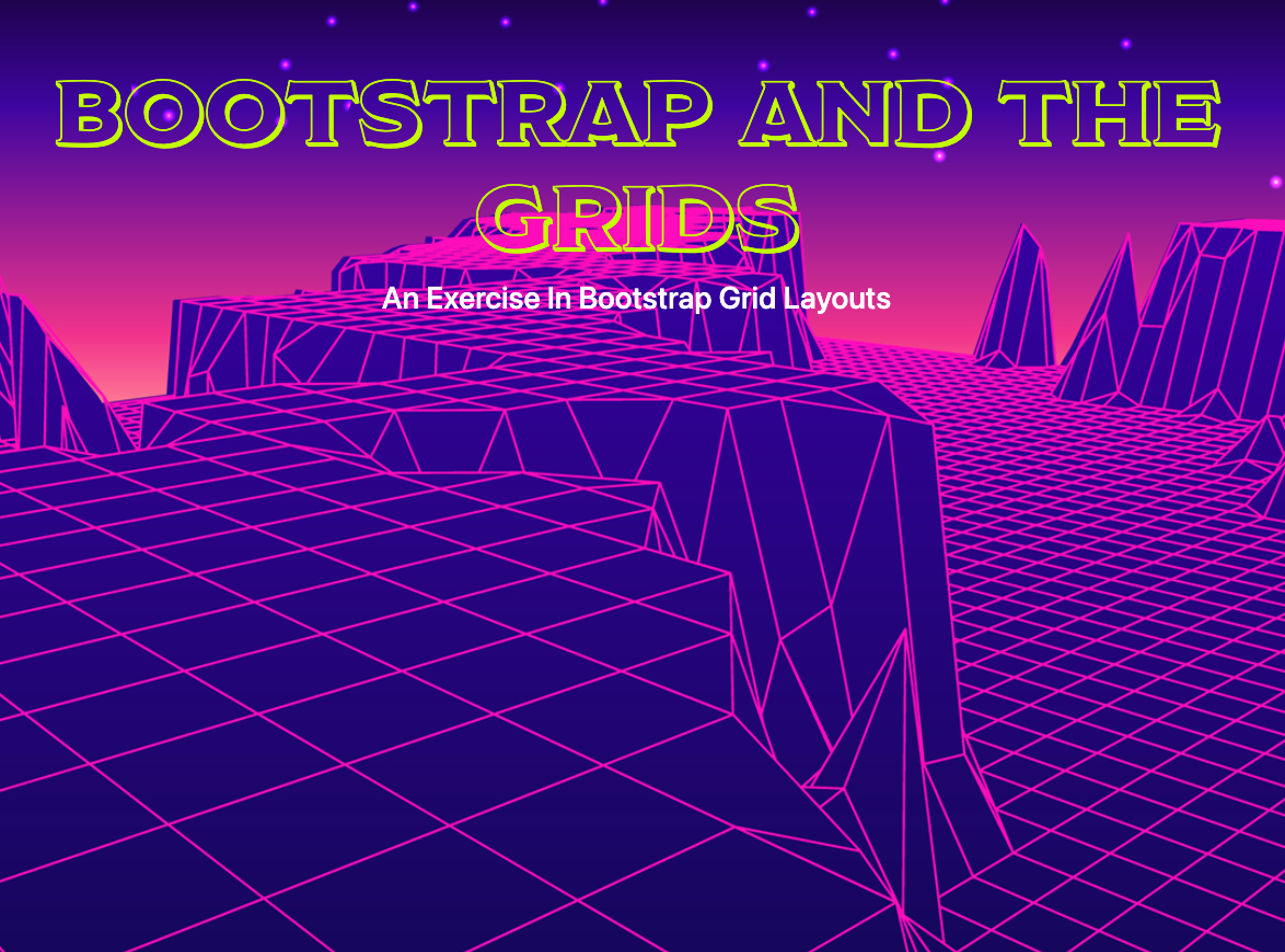 Coder Foundry Bootstrap Grids Lab