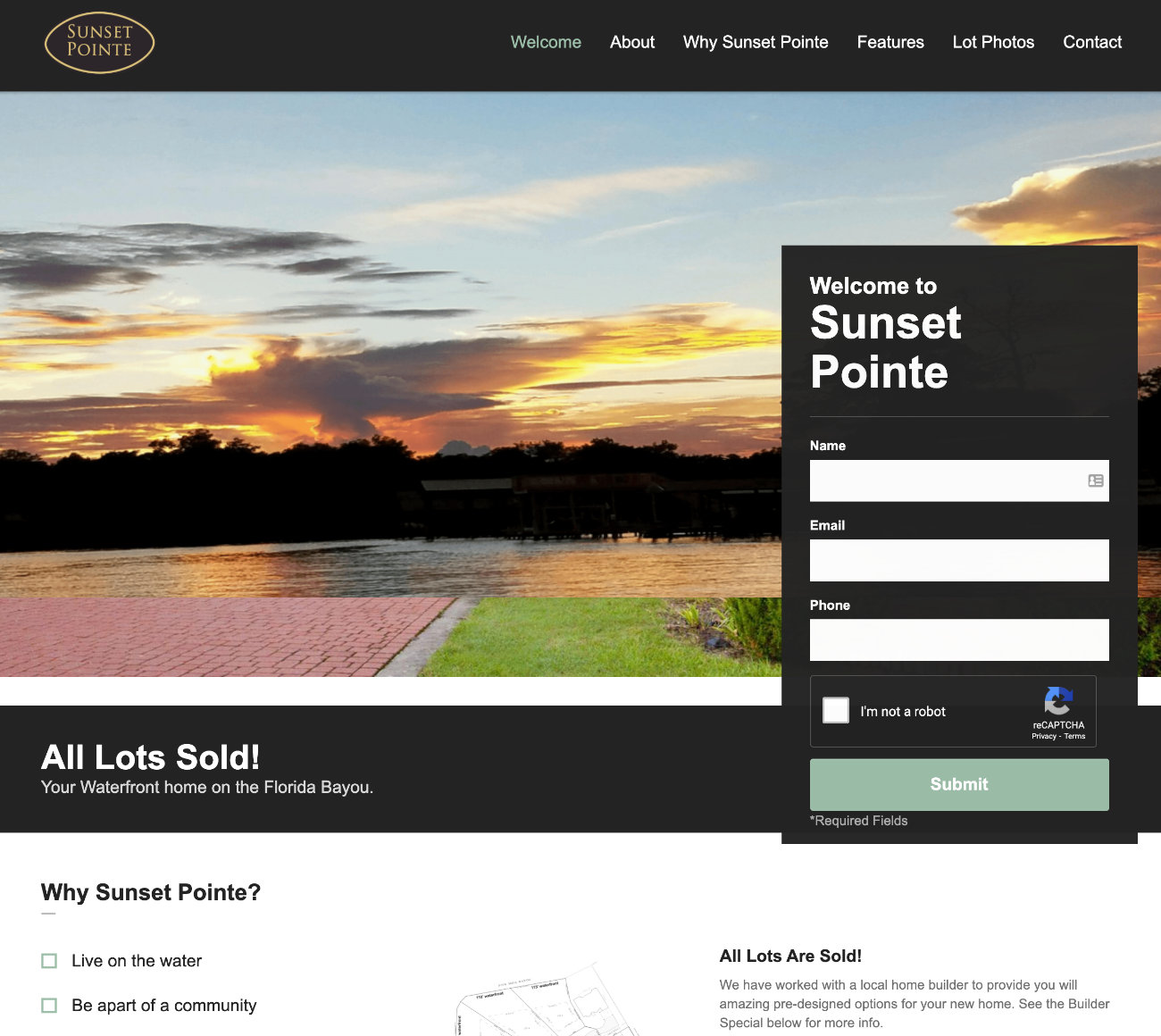 Sunset PDI Website